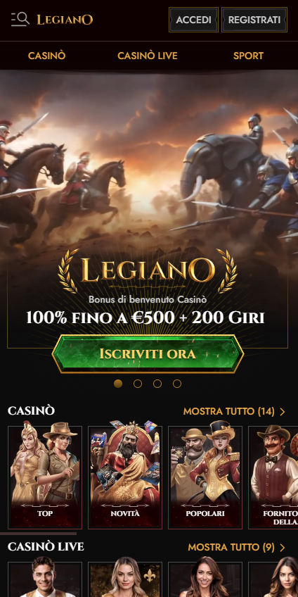 Legiano casino